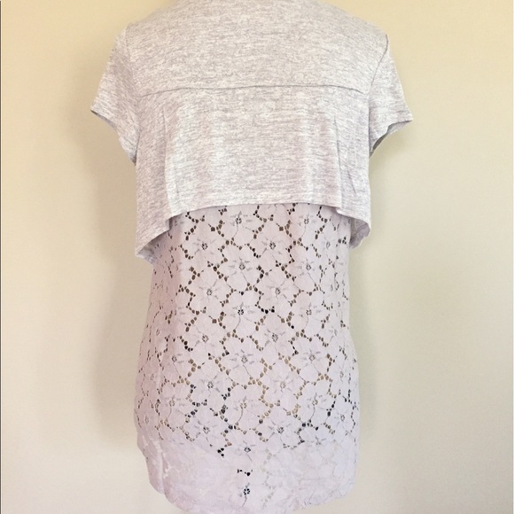 Last 1! Lace trim knit tee🇺🇸 - Picture 5 of 7