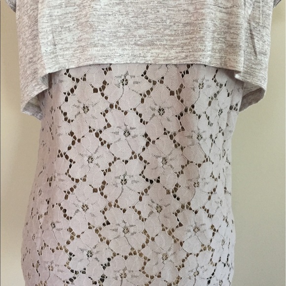 Last 1! Lace trim knit tee🇺🇸 - Picture 6 of 7