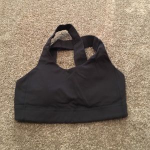 Lululemon black sports bra
