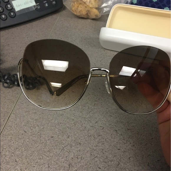 Chole mills 64mm oversized butterfly sunglass