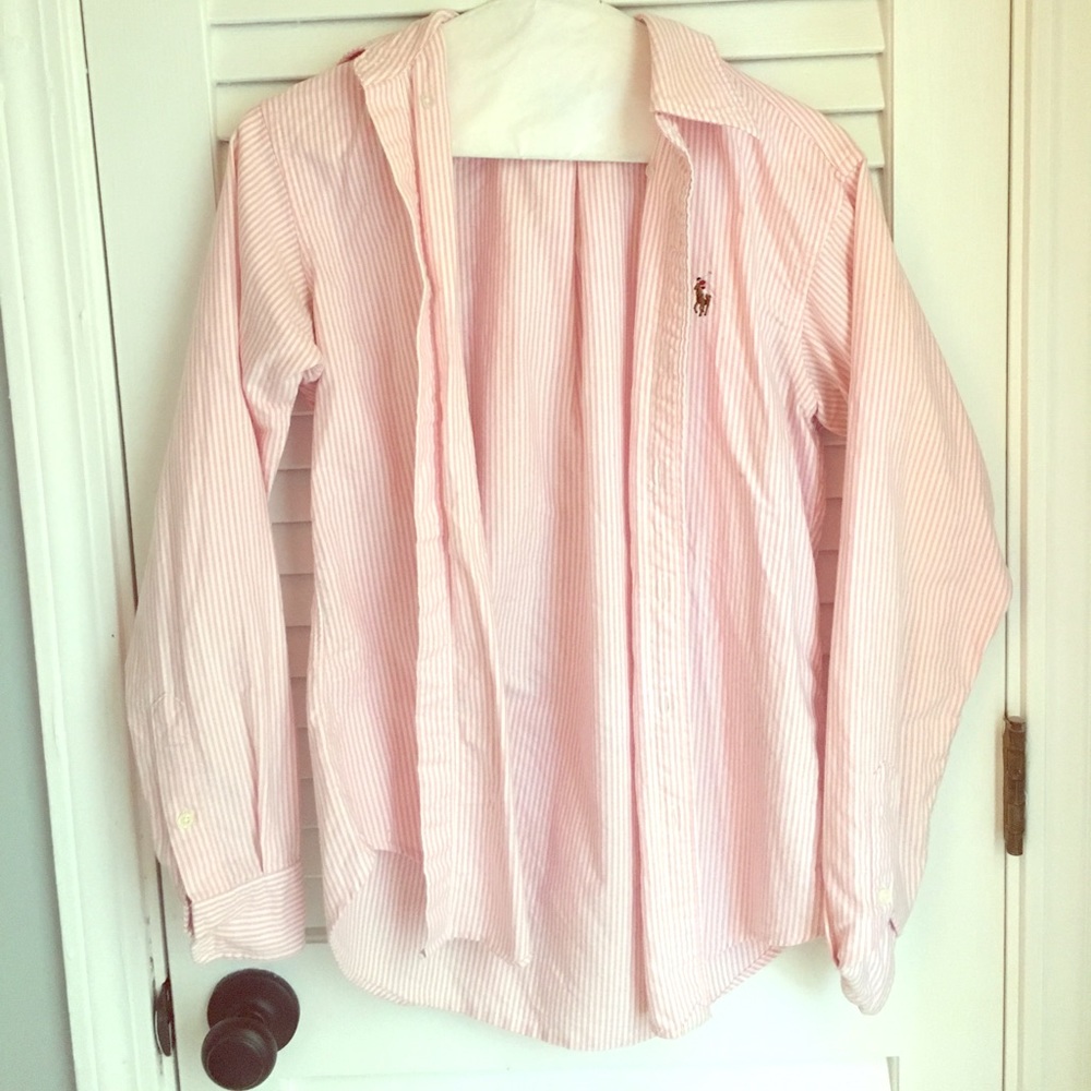 Large polo button down