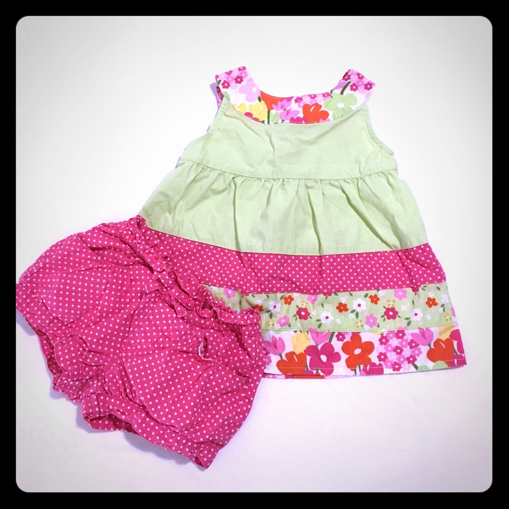 🌺 Gymboree girls top/bloomer bundle 🌺
