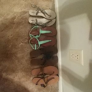 Bundle of sandals all sz 8