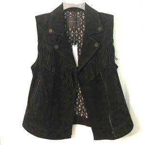 NEW WITH TAGS REAL SUEDE VEST