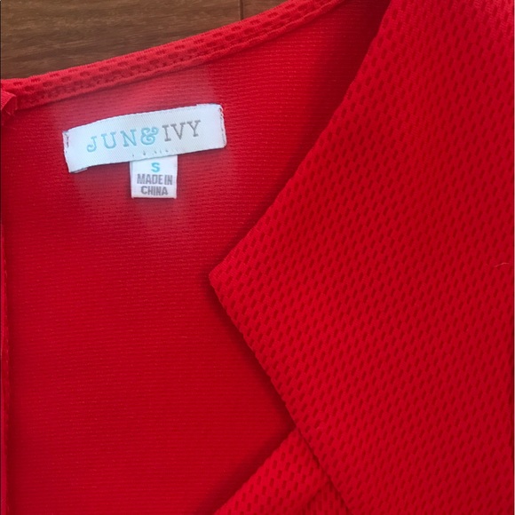 Fit and flare red dress - Picture 3 of 5