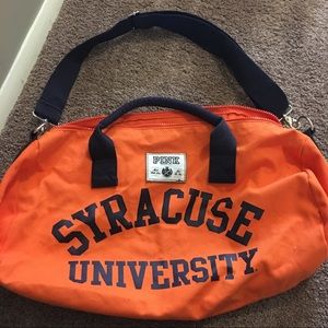 PINK Syracuse small duffel bag