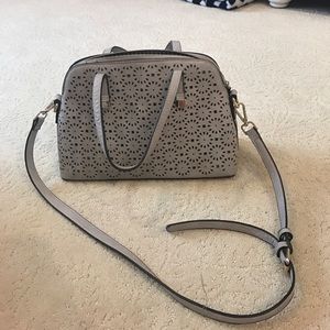 Grey Hand Held Purse