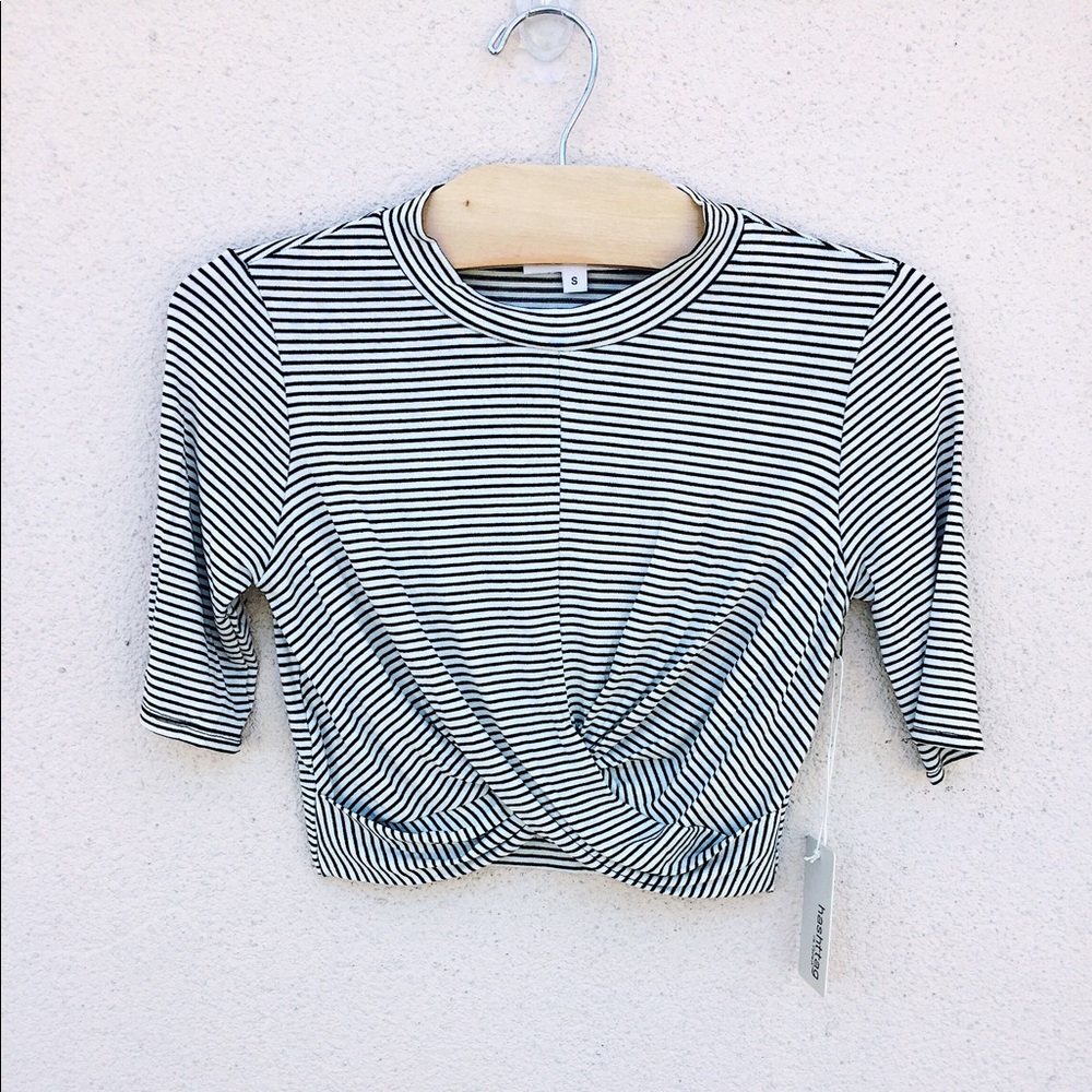 Stripe crop top