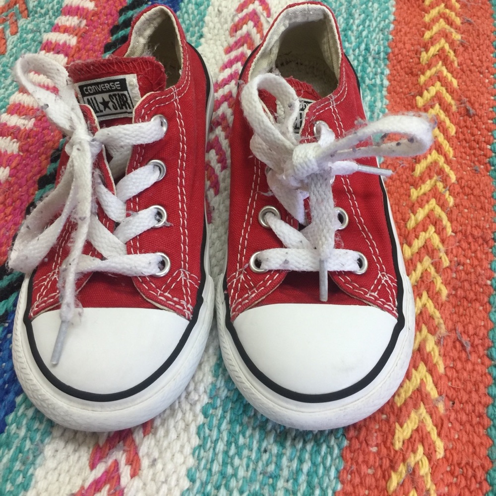 Red toddler Converse