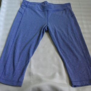 Danskin Now Blue Fitted Workout Capris