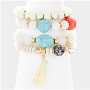 🆕Boho Tassel Charm Beaded Bracelets🆕