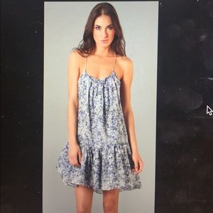 $435 Theyskens Theory Ital Dotta Floral Dress- L