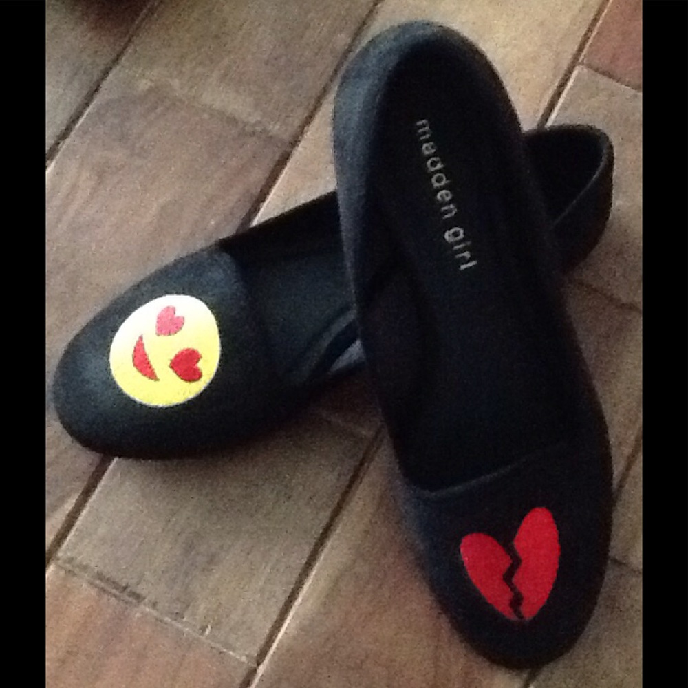 Madden Girl Emoji Shoes.