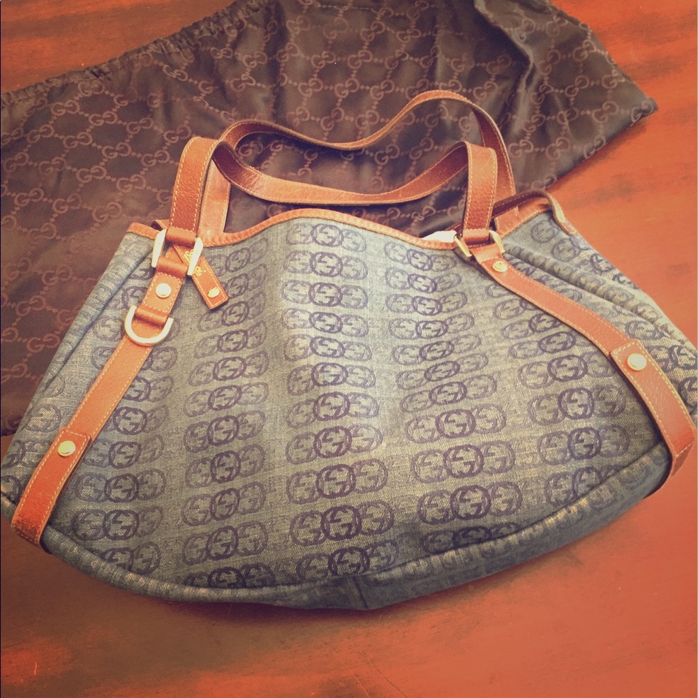 Gucci Denim Handbag