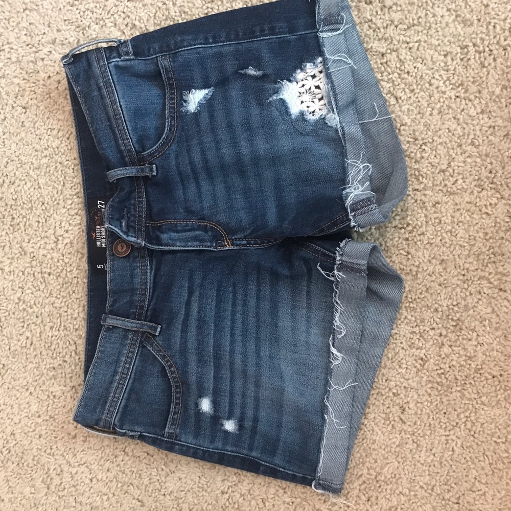 Denim shorts