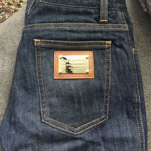Dolce and Gabbana Placard Denim