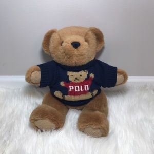 Vintage Ralph Lauren 1997 Polo Stuffed Animal Bear