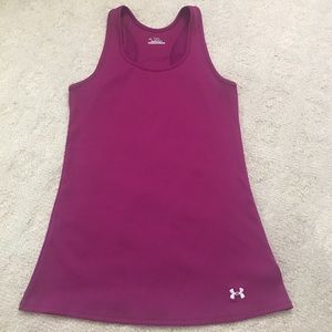 Fuchsia Under Armour workout tank