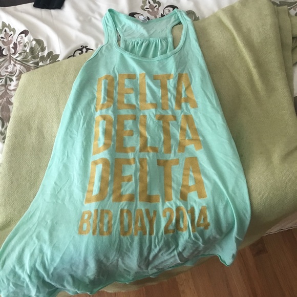 Tridelta bid day tank top - Picture 1 of 3