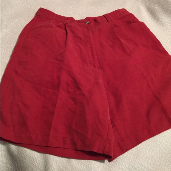 adidas Shorts | Adidas Womens Size 2 Red Bermuda Golf Shorts | Poshmark