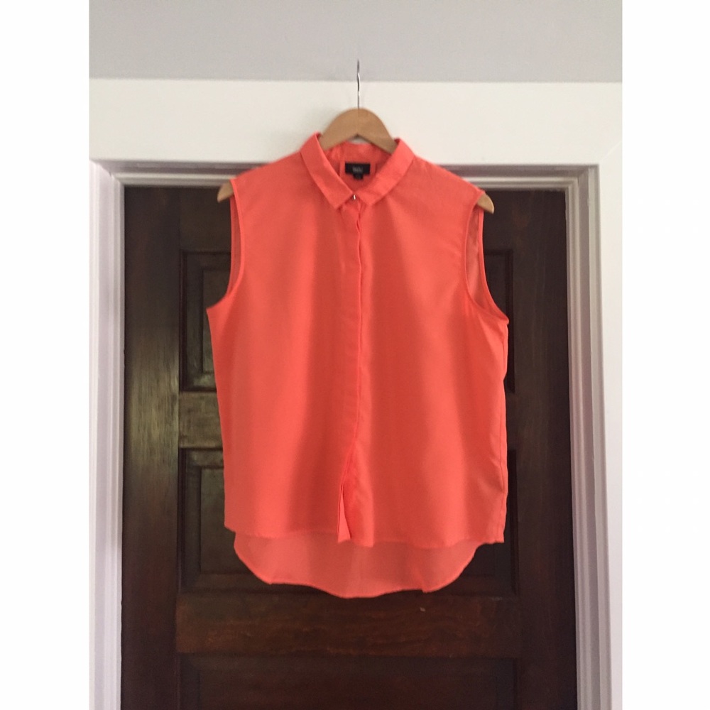Mossimo Orange Blouse