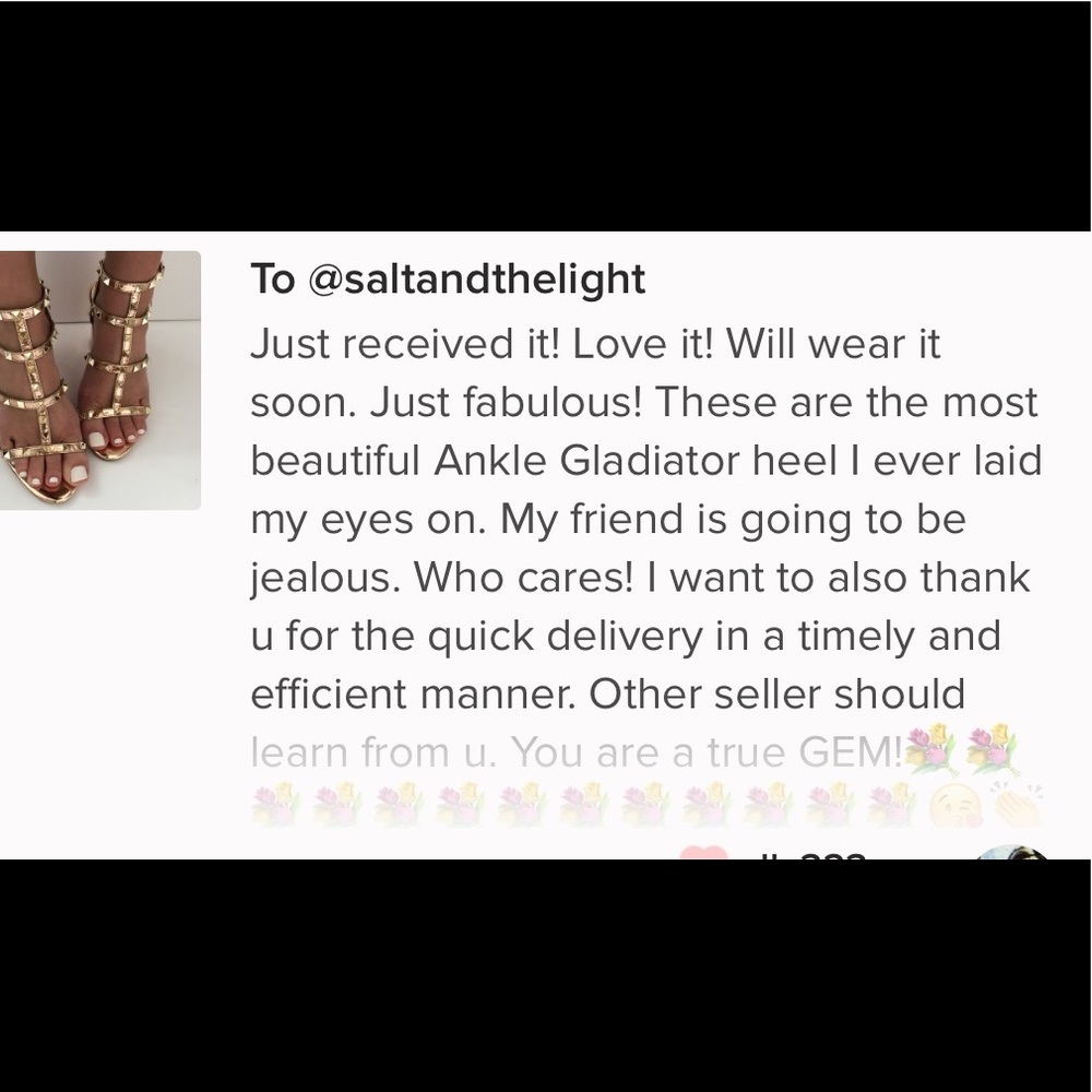 LAST 1️⃣ Rose Gold Studded Heel - Picture 8 of 8