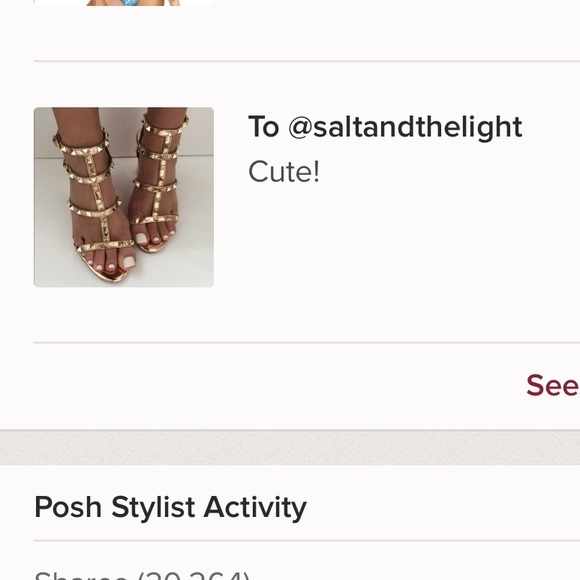 LAST 1️⃣ Rose Gold Studded Heel - Picture 7 of 8