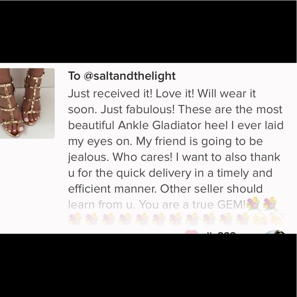 LAST 1️⃣ Rose Gold Studded Heel - Picture 8 of 8