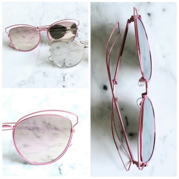 Accessories | Think Pink wire frame girly sunnies - Picture 3 of 4