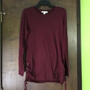 Micheal Kors maroon sweater dress