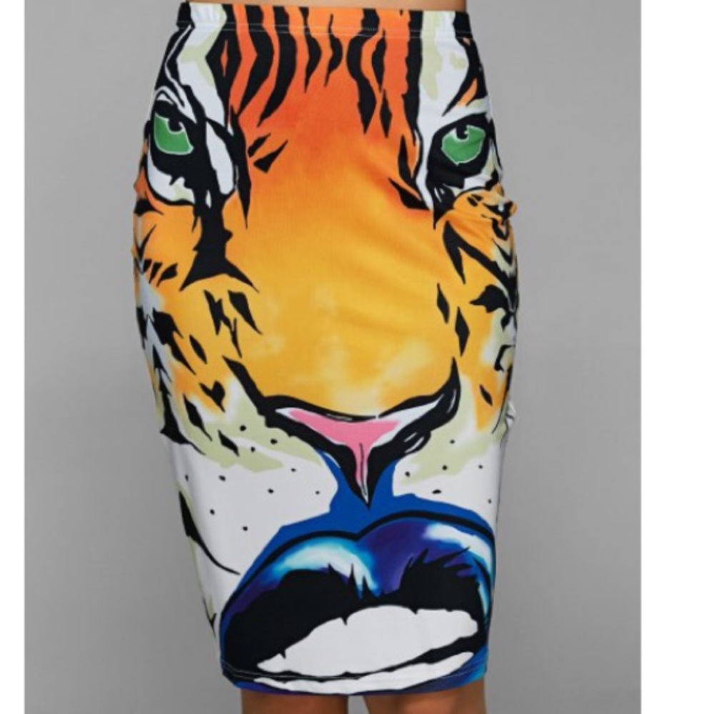 🐯Feisty Tiger Face Skirt 🐯