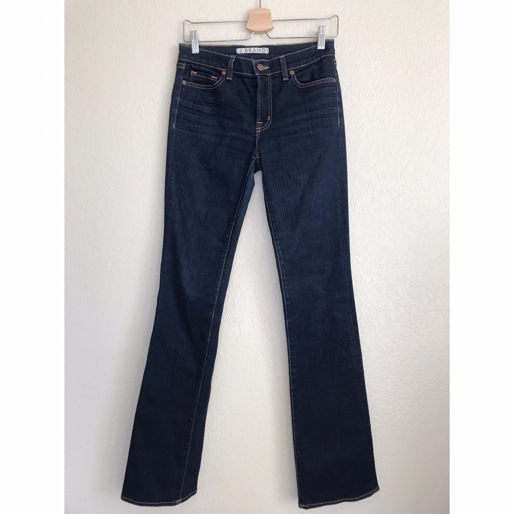J brand straight leg dark wash jeans size 28