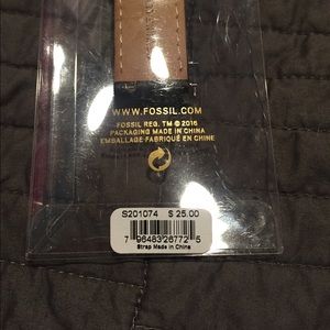Fossil Accessories - NWT fossil leather strap Fossil Accessories - NWT fossil leather strap