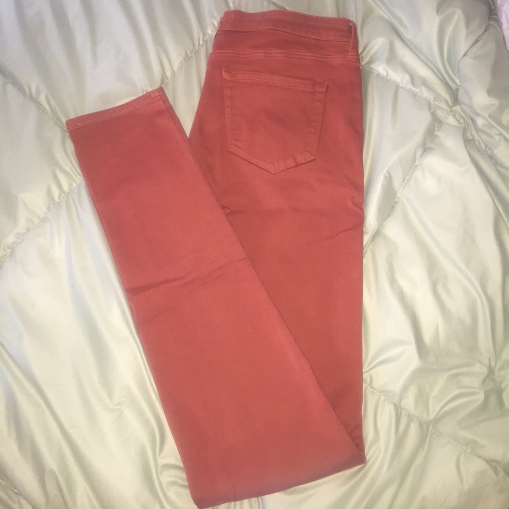 Burnt Orange Skinny Jeans
