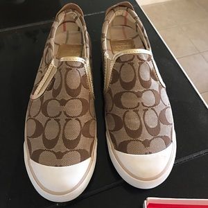 Coach slip on shoes