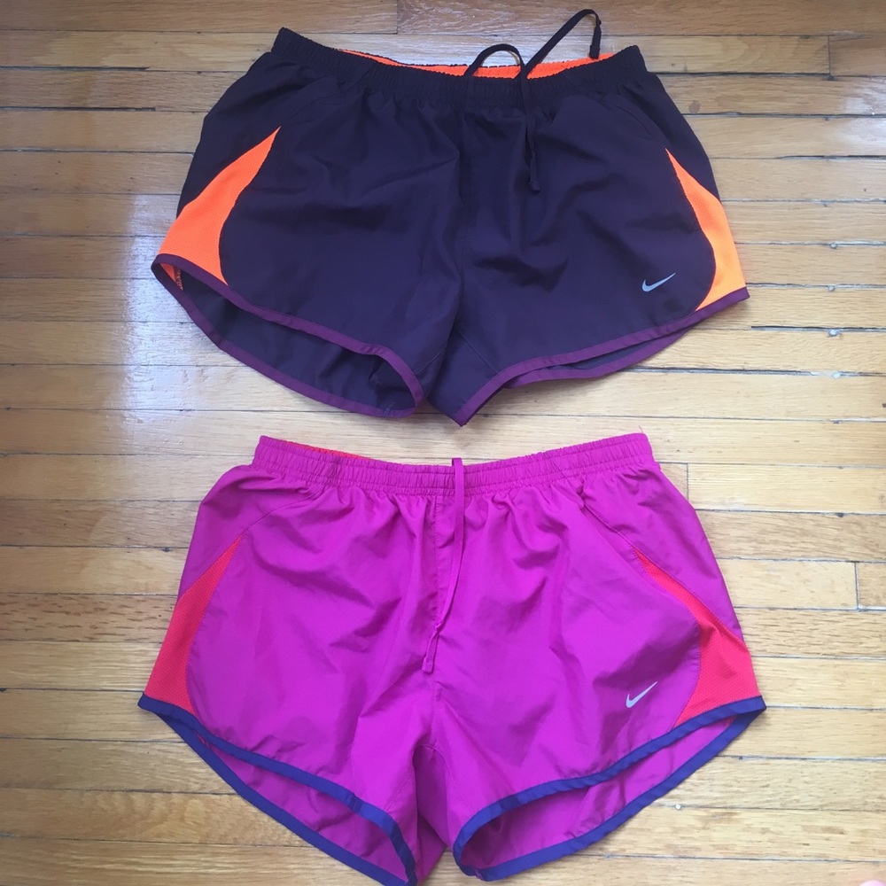 Nike running shorts with built in underwear