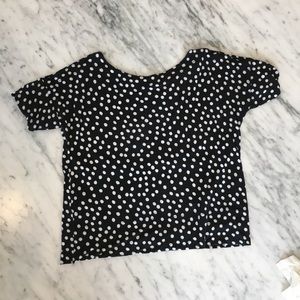 Polka Dot Work Top