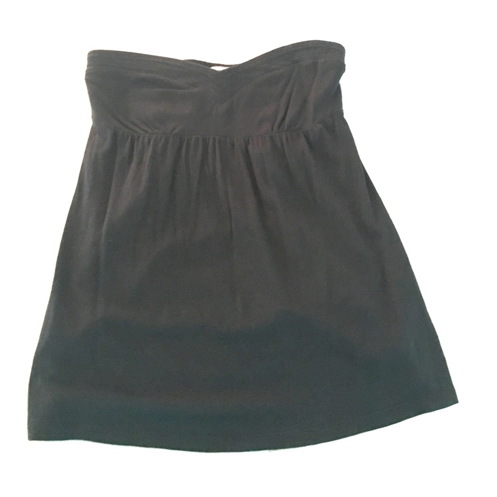 Black strapless American eagle top