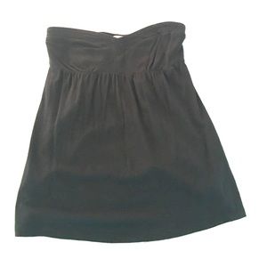 Black strapless American eagle top