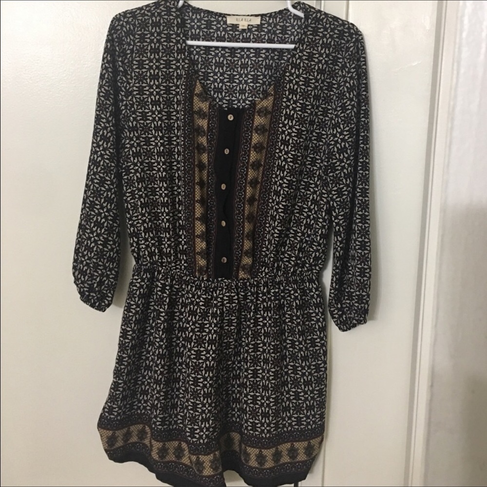 3/4 Sleeve Romper