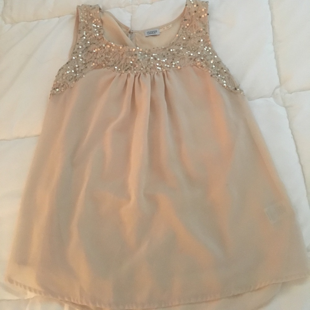 Size small charming Charlie's sequin top