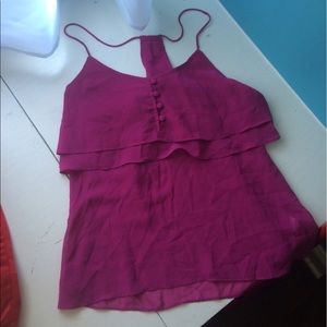 Magenta tank top XS