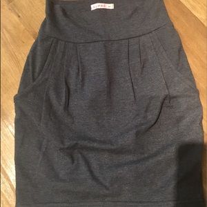 Grey Jersey Skirt
