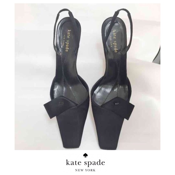 kate spade Shoes - KATE SPADE Satin Slingback Pumps