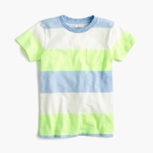 Crewcuts Boys Striped Tee - size 6/7