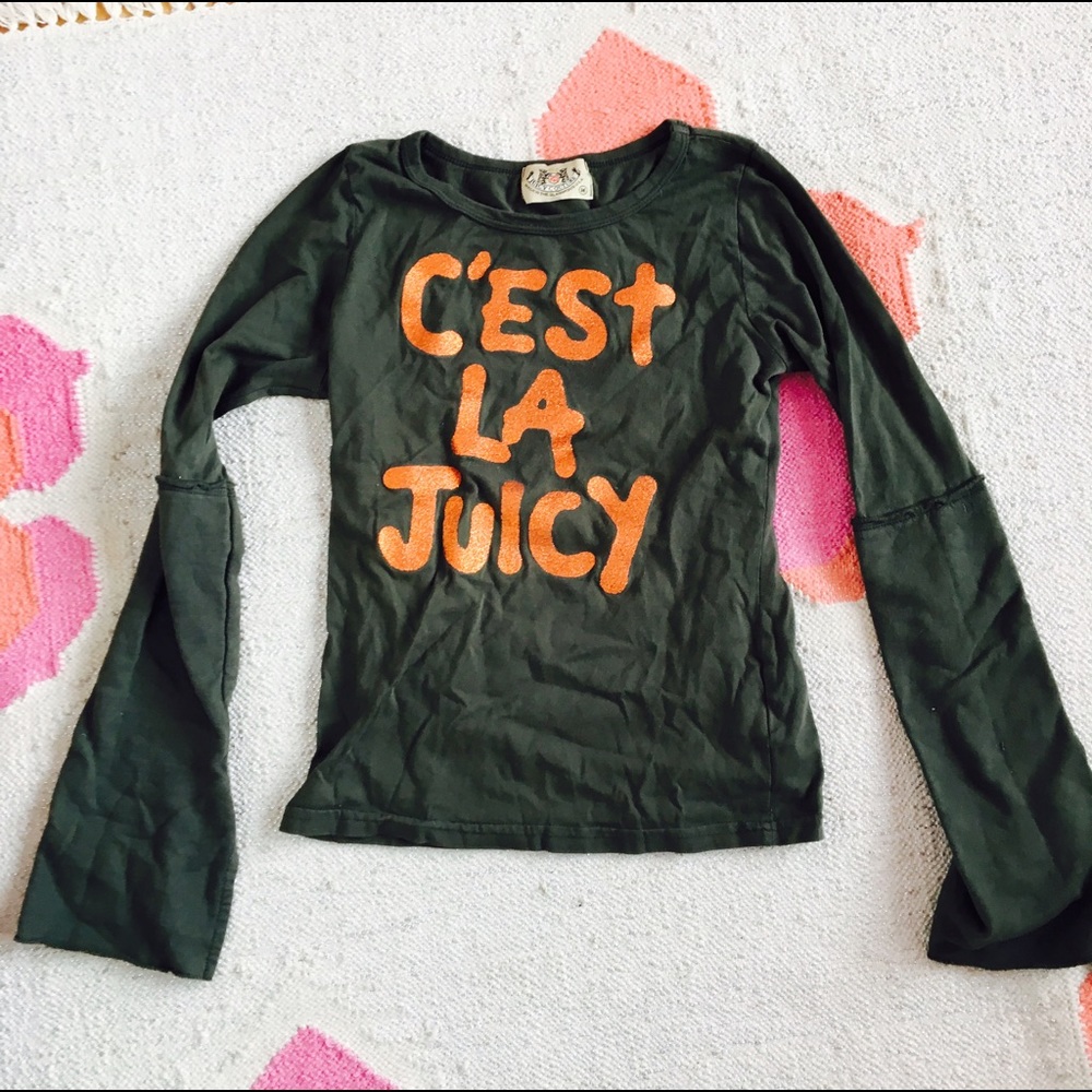 Cest la juicy couture shirt bell sleeves