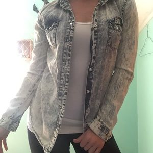 Like New Chambray Button Up Shirt