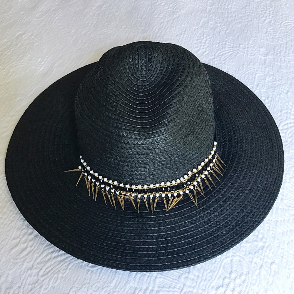 ▪️Black Straw Beach Hat▪️