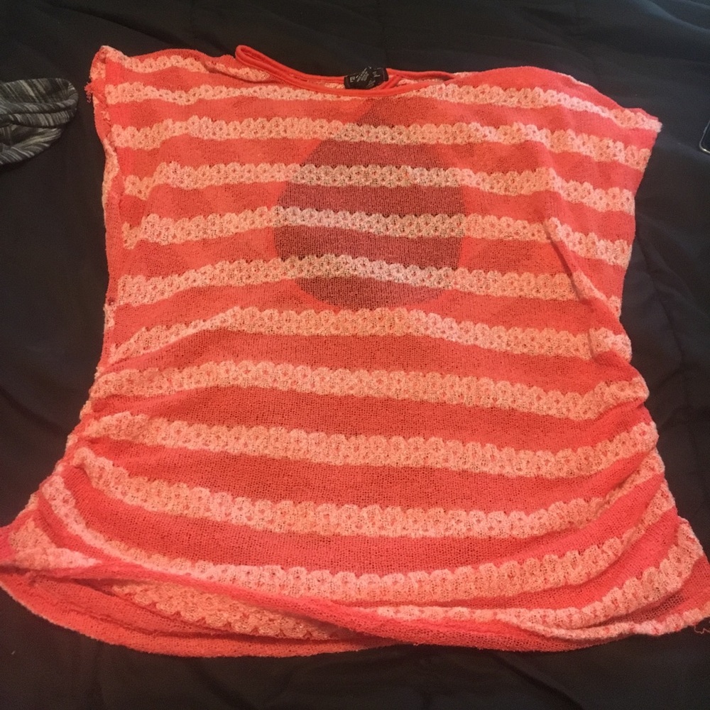 short sleeve striped shirt