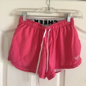 Varsity brand cheer shorts with built-in bloomers!